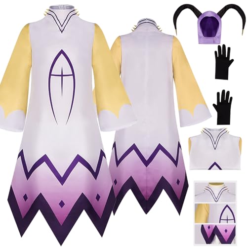 Anime Adam Cosplay Uniform Kostüm Spiel Hazbin Hotel Cosplay Outfits mit Velvet Rolle Kopfbedeckung Uniform Rock Verkleidung Anzug Halloween Karneval Party Kleidung Zubehör Komplettset für Erwachsene Anime Adam Cosplay Uniform Kostüm Spiel Hazbin Hotel Cosplay Outfits mit Velvet Rolle Kopfbedeckung Uniform Rock Verkleidung Anzug Halloween Karneval Party Kleidung Zubehör Komplettset für Erwachsene von Tjlmomo
