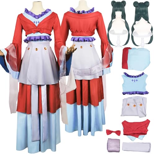 Anime Mao Mao Cosplay Uniform Kostüm Spiel The Apothecary Diaries Cosplay Outfits mit Jinshi Rolle Mantel Uniform Rock Verkleidung Anzug Halloween Karneval Party Kleidung Zubehör Komplettset für Anime Mao Mao Cosplay Uniform Kostüm Spiel The Apothecary Diaries Cosplay Outfits mit Jinshi Rolle Mantel Uniform Rock Verkleidung Anzug Halloween Karneval Party Kleidung Zubehör Komplettset für von Tjlmomo