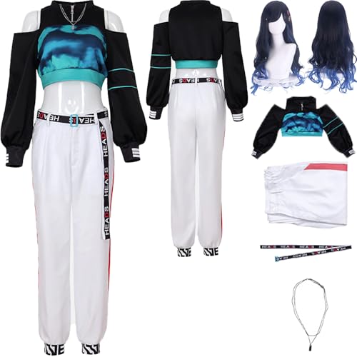 Tjlmomo An Shiraishi Cosplay Kostüm Outfits Anime Project Sekai Colourful Stage Cosplay Kohane Azusawa Uniform Kleidung Anzug Halloween Karneval Party Komplettset mit Perücke Hosen für Frauen Tjlmomo An Shiraishi Cosplay Kostüm Outfits Anime Project Sekai Colourful Stage Cosplay Kohane Azusawa Uniform Kleidung Anzug Halloween Karneval Party Komplettset mit Perücke Hosen für Frauen von Tjlmomo