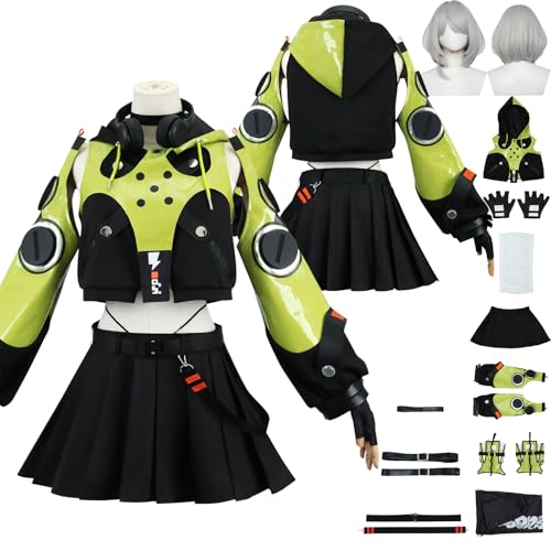 Tjlmomo Anime A'nby Demara Cosplay Uniform Kostüm Spiel Cosplay Outfits mit Ukinami Yuzuha Rolle Perücke Uniform Rock Verkleidung Anzug Halloween Karneval Party Kleidung Zubehör Komplettset für Frauen Tjlmomo Anime A'nby Demara Cosplay Uniform Kostüm Spiel Cosplay Outfits mit Ukinami Yuzuha Rolle Perücke Uniform Rock Verkleidung Anzug Halloween Karneval Party Kleidung Zubehör Komplettset für Frauen von Tjlmomo