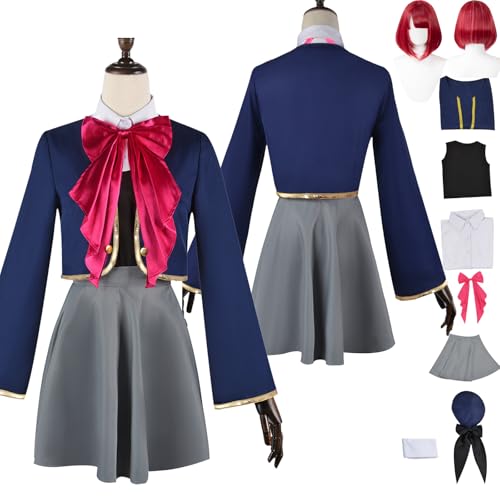 Tjlmomo Anime Arima Kana Cosplay Uniform Kostüm Spiel Cosplay Outfits mit Perücke Rolle Uniform Rock Verkleidung Anzug Halloween Karneval Party Kleidung Zubehör Komplettset für Frauen Mädchen Tjlmomo Anime Arima Kana Cosplay Uniform Kostüm Spiel Cosplay Outfits mit Perücke Rolle Uniform Rock Verkleidung Anzug Halloween Karneval Party Kleidung Zubehör Komplettset für Frauen Mädchen von Tjlmomo
