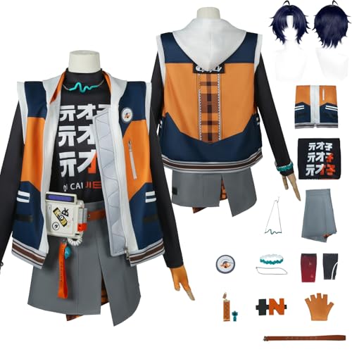 Tjlmomo Anime Belle Cosplay Uniform Kostüm Spiel Cosplay Outfits mit Jane Doe Rolle Perücke Uniform Rock Verkleidung Anzug Halloween Karneval Party Kleidung Zubehör Komplettset für Frauen Mädchen Tjlmomo Anime Belle Cosplay Uniform Kostüm Spiel Cosplay Outfits mit Jane Doe Rolle Perücke Uniform Rock Verkleidung Anzug Halloween Karneval Party Kleidung Zubehör Komplettset für Frauen Mädchen von Tjlmomo