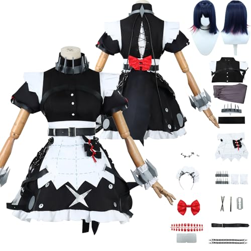 Tjlmomo Anime Ellen Joe Cosplay Uniform Kostüm Spiel Cosplay Outfits mit Jane Doe Rolle Oberschal Uniform Rock Verkleidung Anzug Halloween Karneval Party Kleidung Zubehör Komplettset für Frauen Mädche Tjlmomo Anime Ellen Joe Cosplay Uniform Kostüm Spiel Cosplay Outfits mit Jane Doe Rolle Oberschal Uniform Rock Verkleidung Anzug Halloween Karneval Party Kleidung Zubehör Komplettset für Frauen Mädche von Tjlmomo