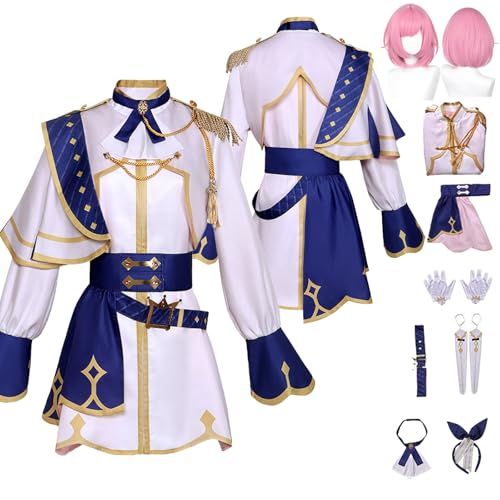 Tjlmomo Anime Emu Otori knight Cosplay Uniform Kostüm Spiel Project Sekai Colourful Stage Cosplay mit Perücke Rolle Nene Kusanagi Uniform Rock Verkleidung Anzug Halloween Party Komplettset für Frauen Tjlmomo Anime Emu Otori knight Cosplay Uniform Kostüm Spiel Project Sekai Colourful Stage Cosplay mit Perücke Rolle Nene Kusanagi Uniform Rock Verkleidung Anzug Halloween Party Komplettset für Frauen von Tjlmomo