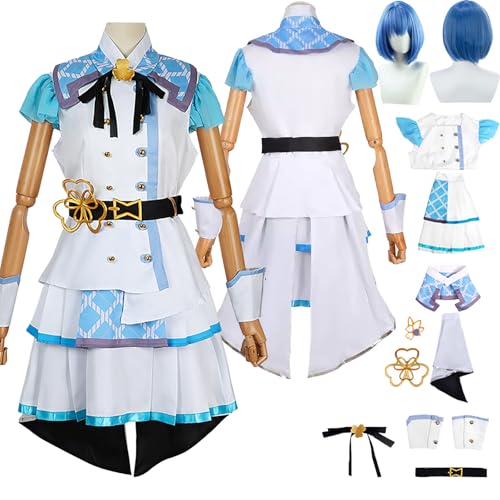 Tjlmomo Anime Haruka Kiritani Cosplay Uniform Kostüm Spiel Project Sekai Colourful Stage Cosplay Outfits mit Perücke Rolle Asahina Mafuyu Uniform Rock Verkleidung Anzug Halloween Party für Frauen Tjlmomo Anime Haruka Kiritani Cosplay Uniform Kostüm Spiel Project Sekai Colourful Stage Cosplay Outfits mit Perücke Rolle Asahina Mafuyu Uniform Rock Verkleidung Anzug Halloween Party für Frauen von Tjlmomo