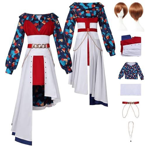 Tjlmomo Anime MEIKO Cosplay Uniform Kostüm Spiel Project Sekai Colourful Stage Cosplay Outfits mit Perücke Rolle Emu Otori Uniform Rock Verkleidung Anzug Halloween Karneval Komplettset für Frauen Tjlmomo Anime MEIKO Cosplay Uniform Kostüm Spiel Project Sekai Colourful Stage Cosplay Outfits mit Perücke Rolle Emu Otori Uniform Rock Verkleidung Anzug Halloween Karneval Komplettset für Frauen von Tjlmomo