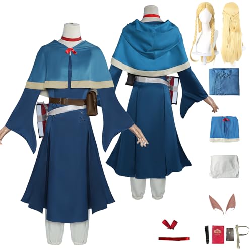 Tjlmomo Anime Marcille Donato Cosplay Uniform Kostüm Spiel Delicious in Dungeon Cosplay Outfits mit Perücke Rolle Farin Uniform Rock Verkleidung Anzug Halloween Party Komplettset für Frauen Tjlmomo Anime Marcille Donato Cosplay Uniform Kostüm Spiel Delicious in Dungeon Cosplay Outfits mit Perücke Rolle Farin Uniform Rock Verkleidung Anzug Halloween Party Komplettset für Frauen von Tjlmomo