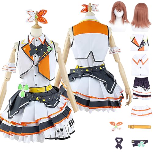 Tjlmomo Anime Minori Hanasato Yellow Cosplay Uniform Kostüm Spiel Project Sekai Colourful Stage Cosplay Outfits mit Perücke Rolle Emu Otori Uniform Rock Verkleidung Anzug Halloween Party für Frauen Tjlmomo Anime Minori Hanasato Yellow Cosplay Uniform Kostüm Spiel Project Sekai Colourful Stage Cosplay Outfits mit Perücke Rolle Emu Otori Uniform Rock Verkleidung Anzug Halloween Party für Frauen von Tjlmomo