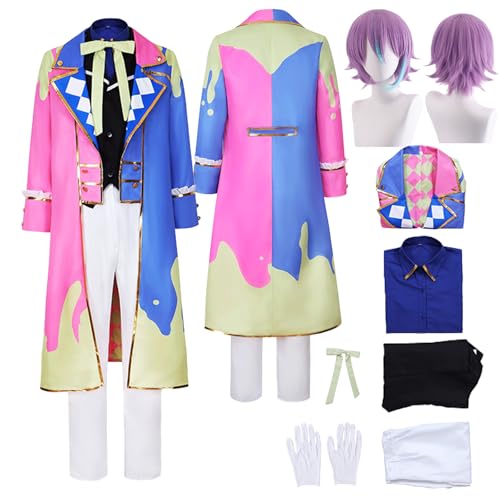 Tjlmomo Anime Rui Kamishiro Cosplay Kostüm Spiel Project Sekai Colourful Stage Cosplay Outfits mit Hose Perücke Rolle An Shiraishi Uniform Rock Anzug Halloween Karneval Party Kleidung für Männer (XS) Tjlmomo Anime Rui Kamishiro Cosplay Kostüm Spiel Project Sekai Colourful Stage Cosplay Outfits mit Hose Perücke Rolle An Shiraishi Uniform Rock Anzug Halloween Karneval Party Kleidung für Männer (XS) von Tjlmomo