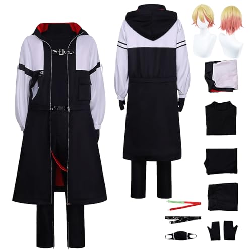 Tjlmomo Anime Tsukasa Tenma Cosplay Uniform Kostüm Spiel Project Sekai Colourful Stage Cosplay Outfits mit Perücke Rolle Rui Kamishiro Uniform Verkleidung Anzug Halloween Party Komplettset für Männer Tjlmomo Anime Tsukasa Tenma Cosplay Uniform Kostüm Spiel Project Sekai Colourful Stage Cosplay Outfits mit Perücke Rolle Rui Kamishiro Uniform Verkleidung Anzug Halloween Party Komplettset für Männer von Tjlmomo