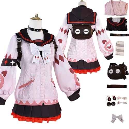 Tjlmomo Anime Ukinami Yuzuha Cosplay Uniform Kostüm Spiel Cosplay Outfits mit A'nby Demara Rolle Mantel Uniform Rock Verkleidung Anzug Halloween Karneval Party Kleidung Zubehör Komplettset für Frauen Tjlmomo Anime Ukinami Yuzuha Cosplay Uniform Kostüm Spiel Cosplay Outfits mit A'nby Demara Rolle Mantel Uniform Rock Verkleidung Anzug Halloween Karneval Party Kleidung Zubehör Komplettset für Frauen von Tjlmomo
