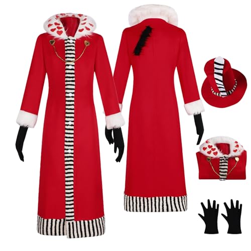Tjlmomo Anime Valentino Cosplay Uniform Kostüm Spiel Hazbin Hotel Cosplay Outfits mit Angel Dust Rolle Mütze Uniform Rock Verkleidung Anzug Halloween Karneval Party Kleidung Zubehör Komplettset für Tjlmomo Anime Valentino Cosplay Uniform Kostüm Spiel Hazbin Hotel Cosplay Outfits mit Angel Dust Rolle Mütze Uniform Rock Verkleidung Anzug Halloween Karneval Party Kleidung Zubehör Komplettset für von Tjlmomo