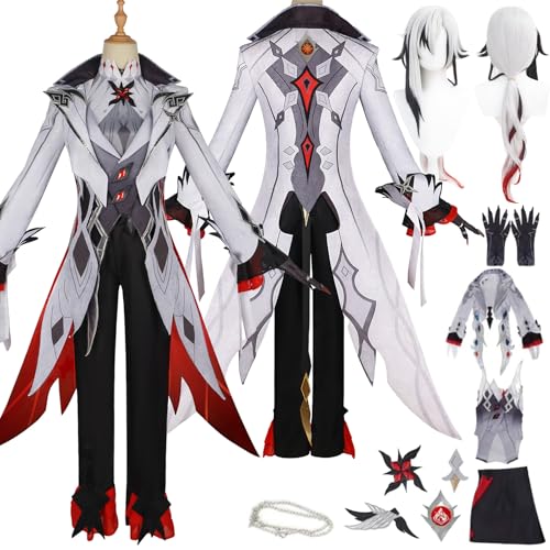 Tjlmomo Arlecchino Cosplay Uniform Kostüm Anime Honkai Star Rail Cosplay Outfits mit Vision Weste Rock Verkleidung Anzug Halloween Karneval Party Kleidung Zubehör Komplettset für Erwachsene Tjlmomo Arlecchino Cosplay Uniform Kostüm Anime Honkai Star Rail Cosplay Outfits mit Vision Weste Rock Verkleidung Anzug Halloween Karneval Party Kleidung Zubehör Komplettset für Erwachsene von Tjlmomo