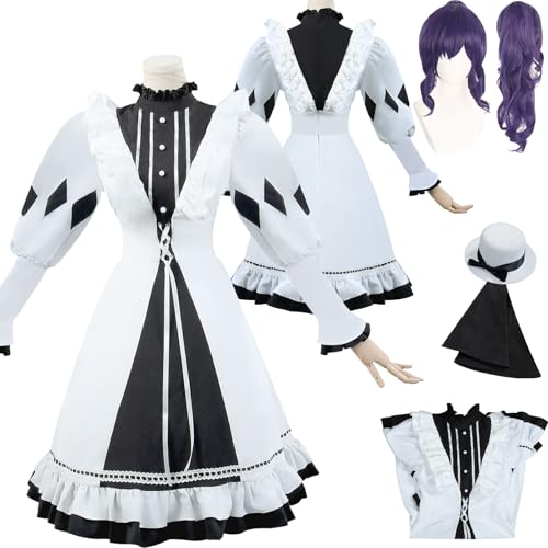 Tjlmomo Asahina Mafuyu Cosplay Kostüm Outfits Anime Project Sekai Colourful Stage Cosplay Mizuki Akiyama Uniform Kleidung Anzug Halloween Karneval Party Komplettset mit Perücke Hut Kleid für Frauen Tjlmomo Asahina Mafuyu Cosplay Kostüm Outfits Anime Project Sekai Colourful Stage Cosplay Mizuki Akiyama Uniform Kleidung Anzug Halloween Karneval Party Komplettset mit Perücke Hut Kleid für Frauen von Tjlmomo