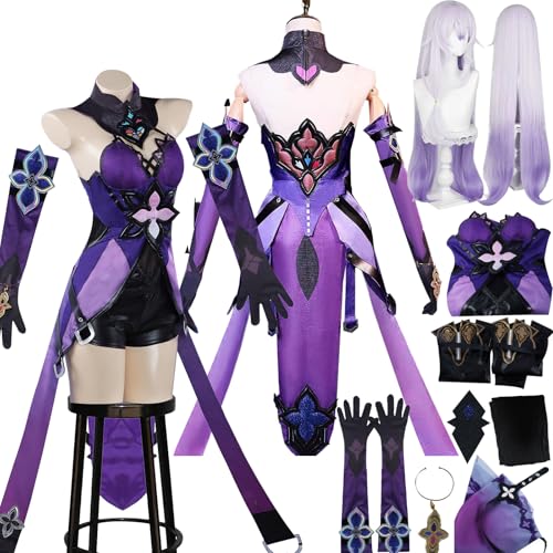 Tjlmomo Black Swan Cosplay Kostüm Anime Honkai Star Rail Cosplay Outfits mit Perücke Uniform Kleid Socken Verkleidung Anzug Halloween Karneval Party Kleidung Zubehör Komplettset für Mädchen Tjlmomo Black Swan Cosplay Kostüm Anime Honkai Star Rail Cosplay Outfits mit Perücke Uniform Kleid Socken Verkleidung Anzug Halloween Karneval Party Kleidung Zubehör Komplettset für Mädchen von Tjlmomo