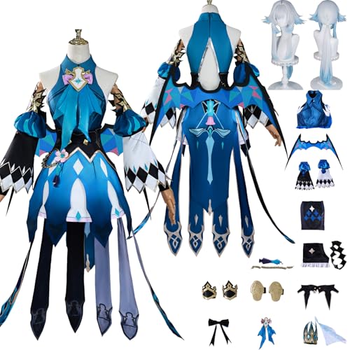 Tjlmomo Cerydra Cosplay Uniform Kostüm Anime Honkai Star Rail Cosplay Outfits mit Castorice Perücke Rock Verkleidung Anzug Halloween Karneval Party Kleidung Zubehör Komplettset für Frauen Mädchen Tjlmomo Cerydra Cosplay Uniform Kostüm Anime Honkai Star Rail Cosplay Outfits mit Castorice Perücke Rock Verkleidung Anzug Halloween Karneval Party Kleidung Zubehör Komplettset für Frauen Mädchen von Tjlmomo