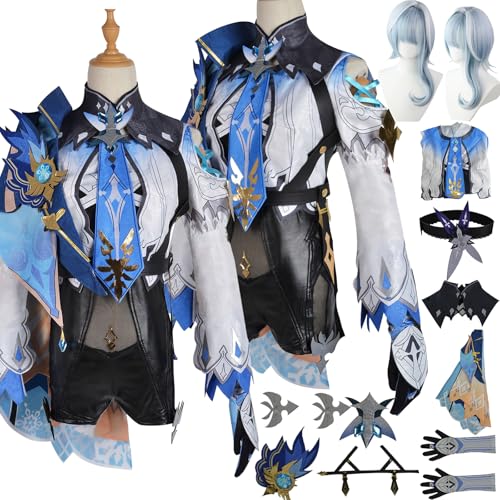 Tjlmomo Eula Cosplay Uniform Kostüm Anime Honkai Star Rail Cosplay Outfits mit Handschuhe Rock Verkleidung Anzug Halloween Karneval Party Kleidung Zubehör Komplettset für Frauen Mädchen Tjlmomo Eula Cosplay Uniform Kostüm Anime Honkai Star Rail Cosplay Outfits mit Handschuhe Rock Verkleidung Anzug Halloween Karneval Party Kleidung Zubehör Komplettset für Frauen Mädchen von Tjlmomo