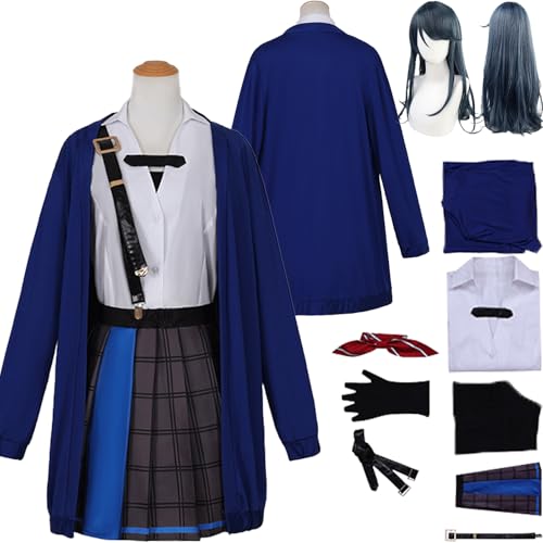 Tjlmomo Ichika Hoshino Cosplay Kostüm Outfits Anime Project Sekai Colourful Stage Cosplay Kanade Yoisaki Uniform Kleidung Anzug Halloween Karneval Party Komplettset mit Perücke Hemd für Frauen Tjlmomo Ichika Hoshino Cosplay Kostüm Outfits Anime Project Sekai Colourful Stage Cosplay Kanade Yoisaki Uniform Kleidung Anzug Halloween Karneval Party Komplettset mit Perücke Hemd für Frauen von Tjlmomo