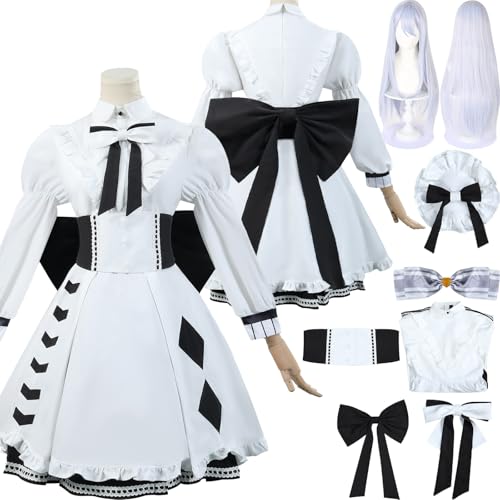 Tjlmomo Kanade Yoisaki Cosplay Kostüm Outfits Anime Project Sekai Colourful Stage Cosplay Mizuki Akiyama Uniform Kleidung Anzug Halloween Karneval Party Komplettset mit Perücke Kleid für Frauen von Tjlmomo