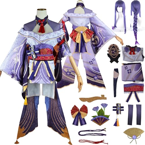 Tjlmomo Raiden Shogun Cosplay Uniform Kostüm Anime Honkai Star Rail Cosplay Outfits mit Socken Rock Verkleidung Anzug Halloween Karneval Party Kleidung Zubehör Komplettset für Frauen Mädchen Tjlmomo Raiden Shogun Cosplay Uniform Kostüm Anime Honkai Star Rail Cosplay Outfits mit Socken Rock Verkleidung Anzug Halloween Karneval Party Kleidung Zubehör Komplettset für Frauen Mädchen von Tjlmomo