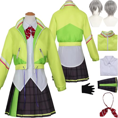 Tjlmomo Shiho Hinomori Cosplay Kostüm Outfits Anime Project Sekai Colourful Stage Cosplay Ichika Hoshino Uniform Kleidung Anzug Halloween Karneval Party Komplettset mit Perücke Hemd für Frauen Tjlmomo Shiho Hinomori Cosplay Kostüm Outfits Anime Project Sekai Colourful Stage Cosplay Ichika Hoshino Uniform Kleidung Anzug Halloween Karneval Party Komplettset mit Perücke Hemd für Frauen von Tjlmomo
