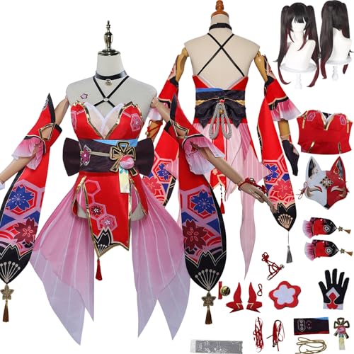Tjlmomo Sparkle Cosplay Uniform Kostüm Anime Honkai Star Rail Cosplay Outfits mit Kleid Rock Verkleidung Anzug Halloween Karneval Party Kleidung Zubehör Komplettset für Frauen Mädchen Tjlmomo Sparkle Cosplay Uniform Kostüm Anime Honkai Star Rail Cosplay Outfits mit Kleid Rock Verkleidung Anzug Halloween Karneval Party Kleidung Zubehör Komplettset für Frauen Mädchen von Tjlmomo
