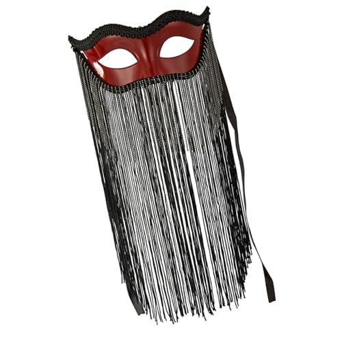 Spitzengesicht mit Füchsen, Katzengesicht mit Quasten, Maskeraden, Halbgesichtsmaske, Augenmaske für Halloween, Karneval, Cosplay, Party, Halloween, Maskeraden von Tkidplw