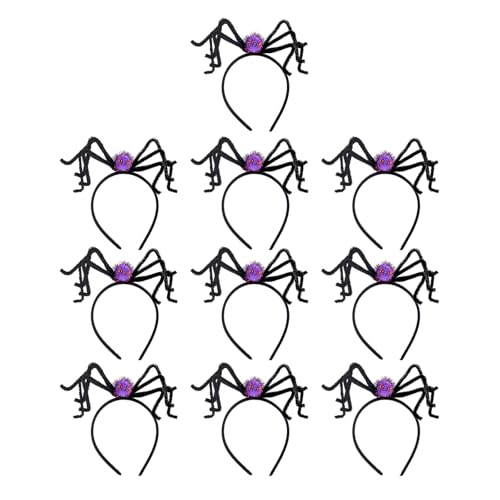 Tkidplw 10 x Halloween-Stirnbänder, verstellbares Stirnband für Verkleidungen, Veranstaltungen und Feiertagsfeiern, einzigartige auffällige Stirnbänder Tkidplw 10 x Halloween-Stirnbänder, verstellbares Stirnband für Verkleidungen, Veranstaltungen und Feiertagsfeiern, einzigartige auffällige Stirnbänder von Tkidplw