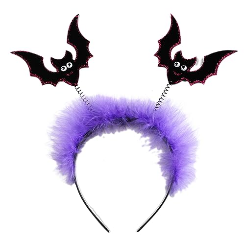 Tkidplw Haarreif für Erwachsene, Teenager, Cartoon-Fledermausflügel, Karneval, Party, Haarband, Abschlussball, Party, Cosplay, Kostüm, Requisiten, Halloween, Stirnbänder für Damen, Halloween von Tkidplw