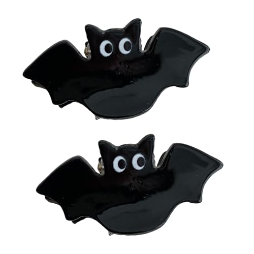 Tkidplw Haarspangen mit Kürbis-Zauberer-Hut, praktische Acryl-Haarspangen, Halloween-Themen-Ornamente für Kinder, Kostüm, Event, wiederverwendbar, Festival-Zubehör, 2 Stück von Tkidplw