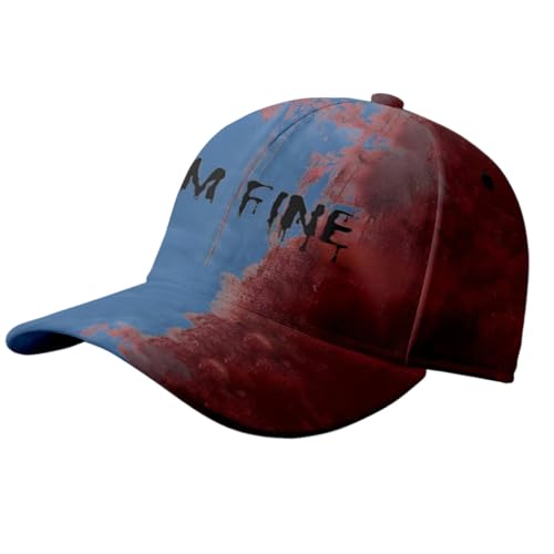 Tkidplw Halloween-Baseballkappe mit blutiger Farbe, verstellbar, Unisex, Baseballmütze für Festival, Mottoparty, Cosplay, Kostüm, Halloween-Kostüm-Zubehör Tkidplw Halloween-Baseballkappe mit blutiger Farbe, verstellbar, Unisex, Baseballmütze für Festival, Mottoparty, Cosplay, Kostüm, Halloween-Kostüm-Zubehör von Tkidplw