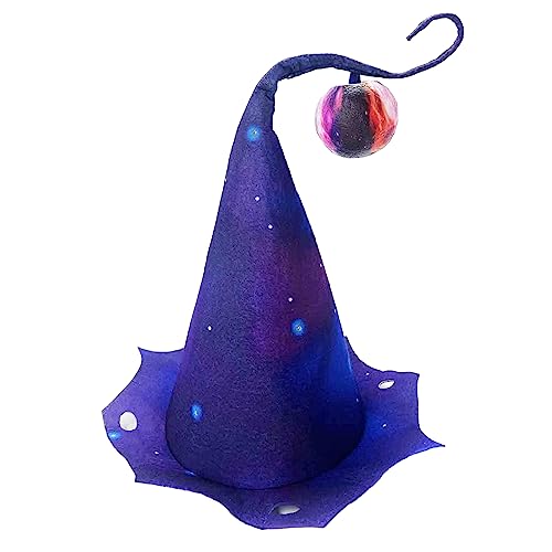Tkidplw Halloween Hexenhut Party Filz Frauen Zauberer Unisex Hexenkappe Cosplay Kostüm Festival Party Dekoration Erwachsene Hexenhut Tkidplw Halloween Hexenhut Party Filz Frauen Zauberer Unisex Hexenkappe Cosplay Kostüm Festival Party Dekoration Erwachsene Hexenhut von Tkidplw