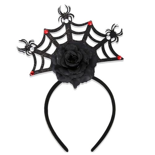 Tkidplw Halloween-Kostüm, Stirnband, glitzernd, Bühnenkopfbedeckung, Hexenparty, Requisiten, Hut, Stirnband, Hut für Damen Tkidplw Halloween-Kostüm, Stirnband, glitzernd, Bühnenkopfbedeckung, Hexenparty, Requisiten, Hut, Stirnband, Hut für Damen von Tkidplw