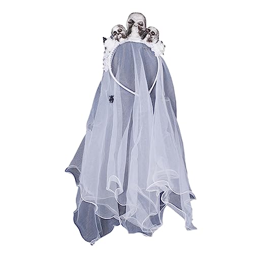 Tkidplw Modischer Haarreif in Blumen- und Totenkopf-Form, für Halloween, Bühne, Hochzeit, Party, Frauen-Styling, Halloween Tkidplw Modischer Haarreif in Blumen- und Totenkopf-Form, für Halloween, Bühne, Hochzeit, Party, Frauen-Styling, Halloween von Tkidplw