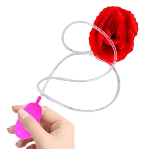 Tktouci Clown Tricky Toys - Halloween Rose Lustiges Wassersprüh-Blumenwerkzeug Für Kinder, Mädchen | Aprilscherz Werkzeug Clown Performance Spielzeug Für Party von Tktouci
