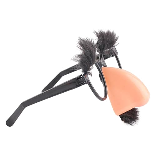 Tktouci Halloween Kostüm Brille | Verrückte Brille - Lustige Sonnenbrille Mit Augenbrauen Und Schnurrbart Kostüm Accessoires Für Mottoparty Film Cosplay Schulaufführung Fotobox Requisiten Comicon von Tktouci
