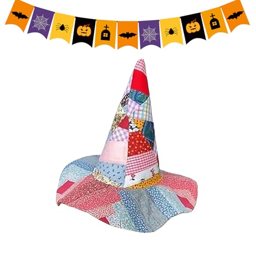 Tktouci Hexenhut für Erwachsene – Volkskunst Halloween Hexenhut für Frauen | Party-Kopfbedeckung Cosplay Zubehör für Maskerade Geburtstag Süßes oder Saures Fotografie Festival Performance Events Tktouci Hexenhut für Erwachsene – Volkskunst Halloween Hexenhut für Frauen | Party-Kopfbedeckung Cosplay Zubehör für Maskerade Geburtstag Süßes oder Saures Fotografie Festival Performance Events von Tktouci