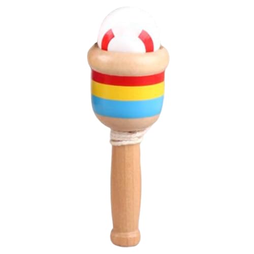 Tktouci Holzwurf- Und Fangball - Sensorisches Lernspiel - Tragbares Hand-Auge-Koordination Spielzeug Für Kinder Ostern Geburtstag Park Spielplatz Schule Picknick Camping Tktouci Holzwurf- Und Fangball - Sensorisches Lernspiel - Tragbares Hand-Auge-Koordination Spielzeug Für Kinder Ostern Geburtstag Park Spielplatz Schule Picknick Camping von Tktouci