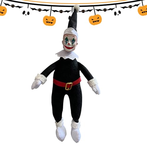 Tktouci Plüsch Halloween Puppe | Zum Knuddeln Kürbis-Clown Spielzeug,Sanftes Plüschkuscheltier Deko Für Mädchen Fest Geburtstag Halloween Feier von Tktouci