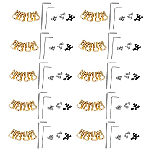 Tlily 40 Stück Serie 5 mm bis 12 mm Messing Radnabenkombination Adapter Sechskant für B14 B16 B24 B36 C14 C24 von Tlily