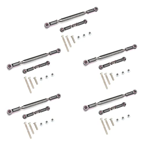 Tlily 5 x Verbindungsglieder aus Metall, Servo-Link, für MN D90 D99 MN-90-45, Grau von Tlily