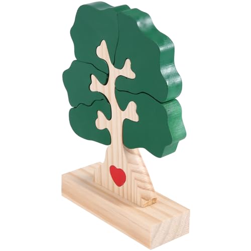 Tlily Personalisierbares künstlerisches Puzzle aus Holz zum Thema Familie, Puzzle mit Familiennamen, Bürodekoration, persönliches Geschenk, einfach zu bedienen von Tlily