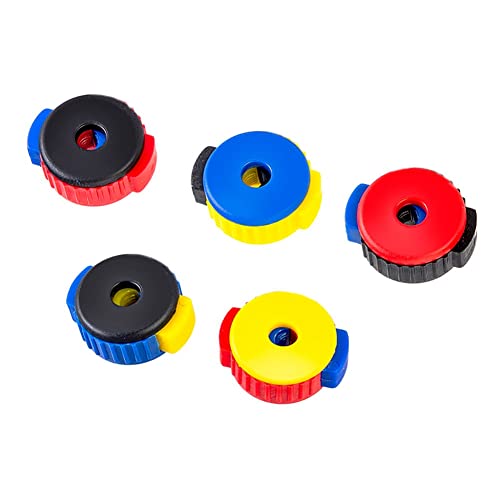 Tlily Zubehör für Trommeln, ein Schnellverschluss für Becken, eine Schnellkupplung für 5 Stück Batterie, Druckdesign mit gemischten Farben zu verwenden von Tlily