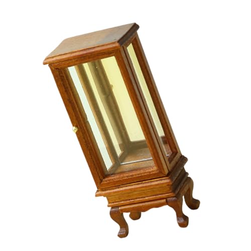 1/12 Skala Miniatur Glastürschrank Für Dollhouses Dekoration Und Sammler Display Zubehör Szene Dekore von Tmboryuu