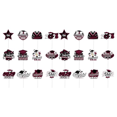 24pcs Cake Dekoration Set Cake Toppers Graduation Cake Accessoires Kuchen Schmuck Für Abschlussfeiern 24pcs Cake Dekoration Set Cake Toppers Graduation Cake Accessoires Kuchen Schmuck Für Abschlussfeiern von Tmboryuu
