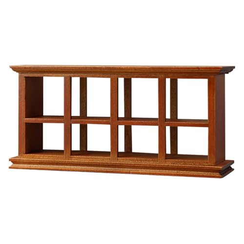 Dolls House Zakka Modell Für Dollhouses Schrank Realistische Spieleschelfholzholz 1:12 Displayregalspielzeug von Tmboryuu