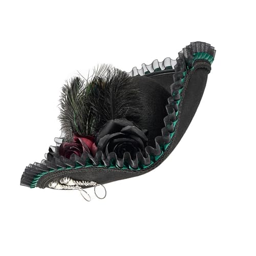 Historischer Kostüm Piratenhut Für Erwachsene Spitzenverkleidung Gefiederte Blumenkapatain Tricorn Für Maskerades Party Dressing Piratenkostüm Historischer Kostüm Piratenhut Für Erwachsene Spitzenverkleidung Gefiederte Blumenkapatain Tricorn Für Maskerades Party Dressing Piratenkostüm von Tmboryuu