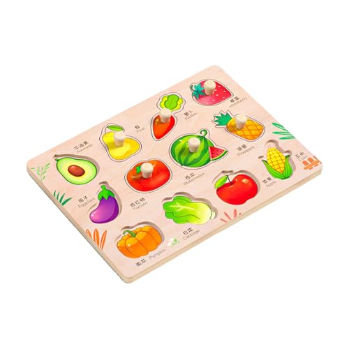 Holzrätsel Für Kinder Vorschulalter/Fahrzeug Obstthemen Mit Stiftstücken Spaßtischspiel Holzrätsel Für Kinder Vorschulalter/Fahrzeug Obstthemen Mit Stiftstücken Spaßtischspiel von Tmboryuu