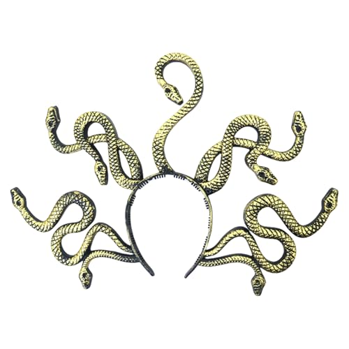 Tmboryuu 3D Snake Hairband Cosplay Party Kostüm Requisiten Schlange Gorgon Stirnbandurlaub Maskierte Bälle Kopfstückkleidung Accessoires von Tmboryuu