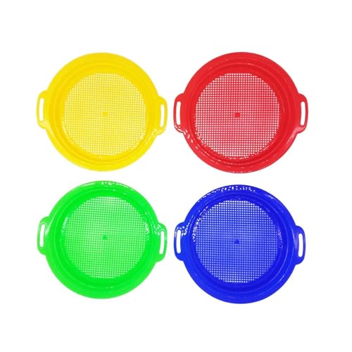 Tmboryuu 4 Pack Plastik Sandfächer Kinder Beach Spielzeug Für Outdoor Aktivitäten Schatz Und Strand Sandstrahlbauen Sommergartenspielzeug von Tmboryuu